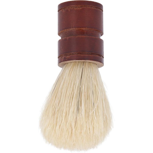 Brocha De Afeitar Para Barba SalóN Brocha De Estilismo Para Afeitar Bigote Con Mango De Madera Para Hombres Beige-image