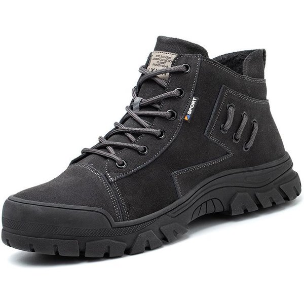 Zapatos De Seguridad Para Hombre Con Puntera De Acero Zapatos De Trabajo AntiperforacióN Zapatillas De Trabajo Antigolpes Zapatos Indestructibles Botas De Seguridad 40 Negro-image