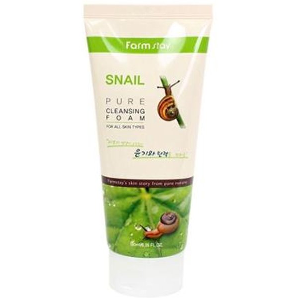 Farm Stay Espuma Limpiadora Pura Caracol 180Ml (3 Opciones) #1Pcs White-image