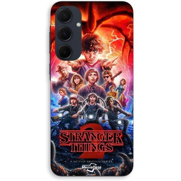 Etui Na Telefon - Maniacase - Samsung Galaxy A35 - Silikonowe - MięKkie - Stranger Things Sezon 2-image