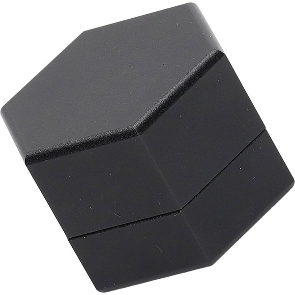 Mini Estuche PortáTil De Tiza Para Billar Hexagonal Soporte Para Caja De Tiza Para Taco De Billar Accesorios De Billar Negro-image