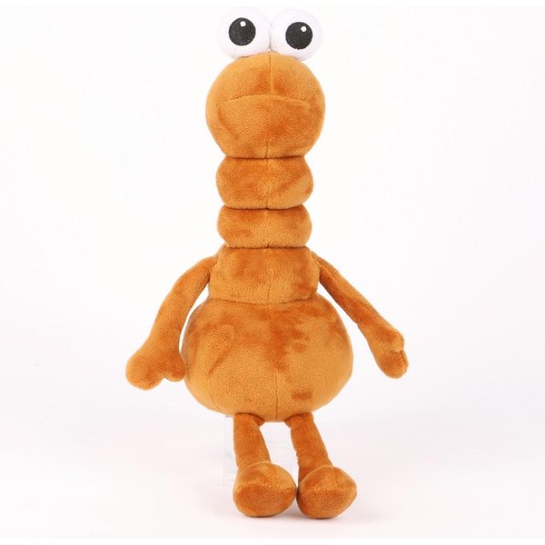 Marcus El Gusano Juguete De Peluche Lindo Animal De Peluche Peluche Suave Para Abrazar MuñEca Suave DecoracióN De Dormitorio Regalo De CumpleañOs Navidad Para NiñOs Adultos 28Cm-image