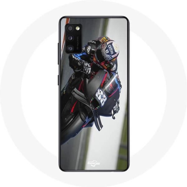 Funda - Maniacase - Samsung Galaxy A41 - Miguel Oliveira - Aprilia Moto GP 88 - Flexible Negro-image