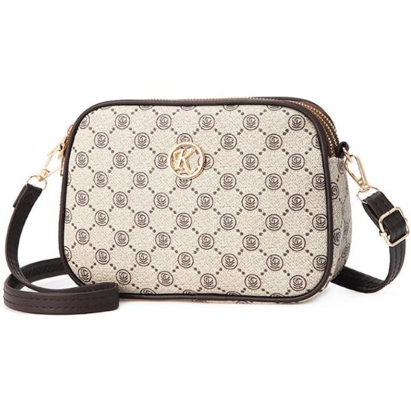 Torba Na Telefon KomóRkowy Mamy, Damska Torba Na Jedno Ramię, Wielowarstwowa Drukowana OkrąGłA, Lekka I Wszechstronna MałA OkrąGłA Torba, Damska Torba Crossbody White-image