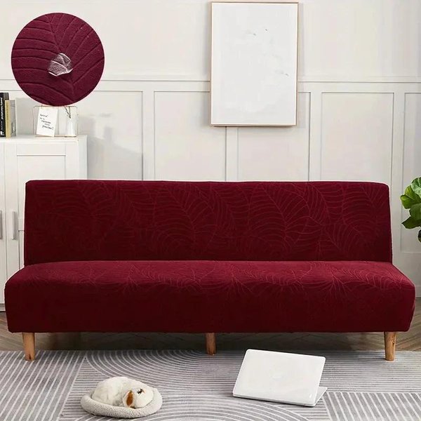 Funda Protectora Impermeable Para Sofá Cama Para Sala De Estar Plegable Sin Brazos EláStica Engrosada Funda Para SillóN Protector De CojíN DecoracióN Del Hogar M 160-190CM-image