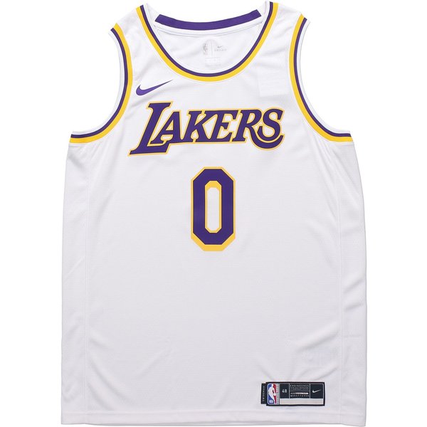 Camiseta Retro De Baloncesto Nike NBA EdicióN Fan Temporada 2020 Hombre Tops Blanco CW3595-106 M White-image