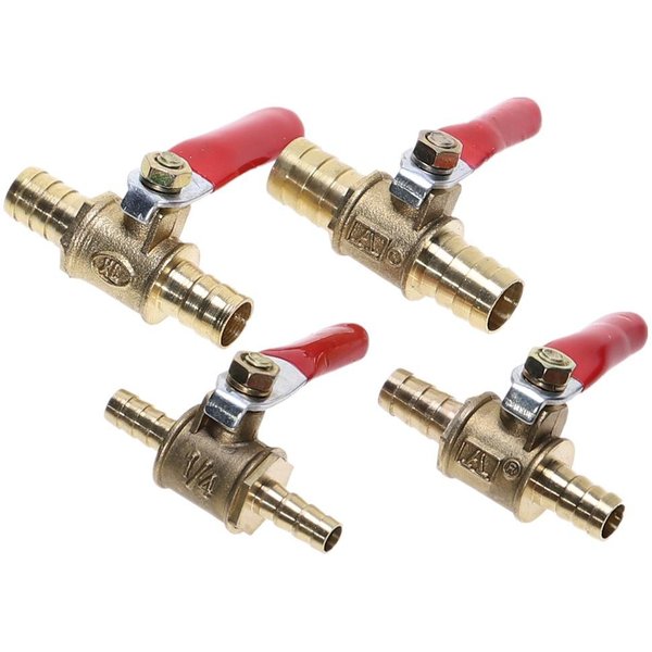 6Mm-12Mm KróCiec Do WężA Inline MosiąDz Woda Olej Powietrze PrzewóD Paliwowy Gaz OdcinająCy ZawóR Kulowy ZłąCzki Rurowe Tube 8Mm-image