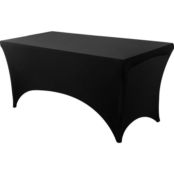 Spandexowy Obrus Dopasowany Zmywalny I Odporny Na Zmarszczki Elastyczny ProstokąTny Pokrowiec Na Stół Patio Na Imprezę Weselną 6Ft(183X76X76Cm)-image