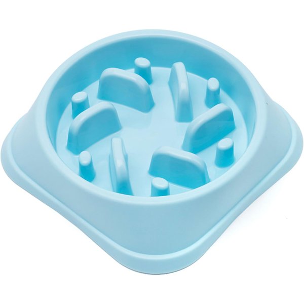 Comedero Lento Para Perros Comida Lenta Para Perros Alimentador Lento Para Ayudar A La DigestióN Con Base Estable Para Perros Y Gatosrosa-image