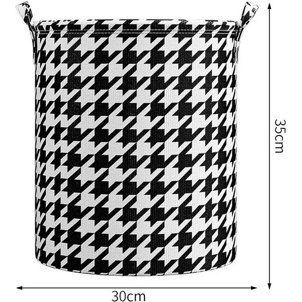 Cesto De LavanderíA Plegable Cubo De Almacenamiento Organizador De Ropa BañO Impermeable Ropa Sucia LavanderíA Organizadores De Juguetes Cesto De Almacenamiento Black-image