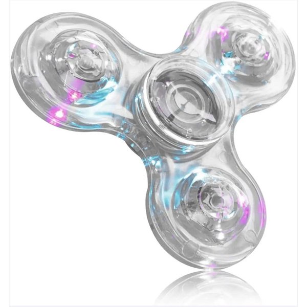 Spinner Fidget Luminoso Brilla En La Oscuridad LED Juguete Para Dedos Alivio Del EstréS Juguete Sensorial Para Recuerdos De Fiesta Premios De Aula Relleno De Bolsas-image