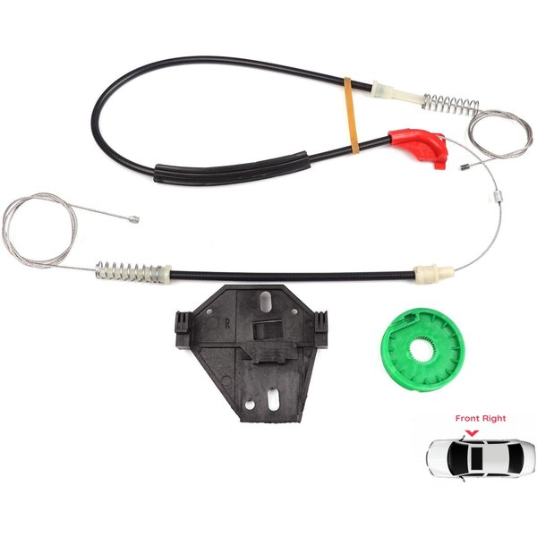 BWR5063 Kit De ReparacióN De Elevalunas Delantero Derecho Para VW Transporter T4 MK4 Eurovan Caravelle 1990-2003 7D0959802-image