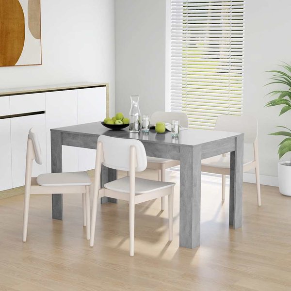 Vidaxl Mesa De Comedor, Gris HormigóN, 140X74,5X76 Cm-image