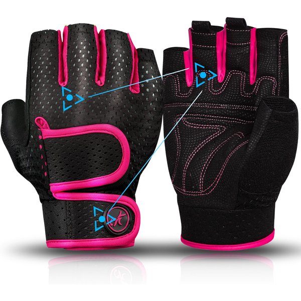 Moreok Guantes De Gimnasio Antideslizantes Almohadillas De 3MM Entrenamiento De Fuerza Calistenia Levantamiento De Pesas Guantes Entrenamiento Con Kettlebell Ejercicio Guantes De Fitness Para Hombre XL-image