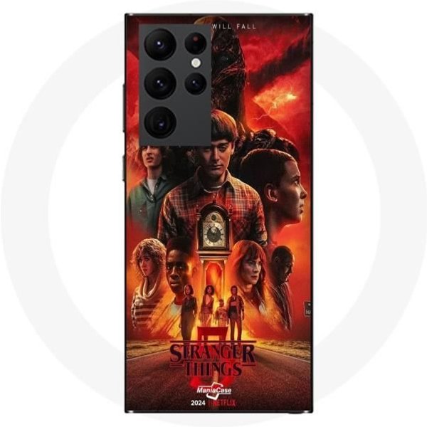 Coque Maniacase Pour Samsung Galaxy S23 Ultra Stranger Things Saison 5 Affiche-image