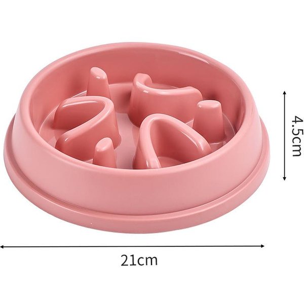 Cuenco De Comida Lenta Para Perros Cuenco De Comida Para Mascotas Anti-Asfixia Cuenco Para Perros Con Fondo Antideslizante Y Antigolpes Cuenco De Comida Lenta Para Mascotas 21*4.5Cm-image