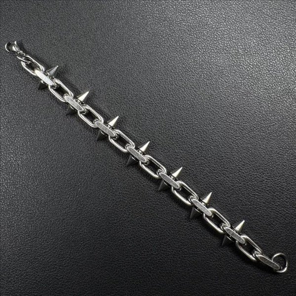 Naszyjniki Z Kolcami Hip-Hop Gotycki Punkowy Styl Kolczasty ŁAńCuch ObrożA Choker Dla MężCzyzn Kobiet DziewcząT BiżUteria Akcesoria A2 Gray-image
