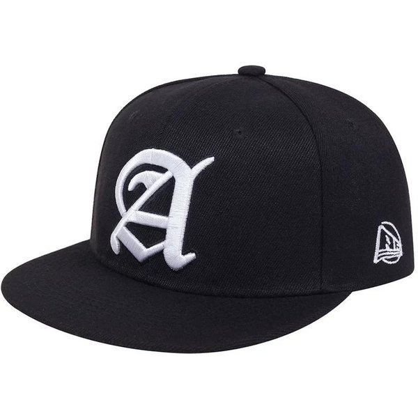 Unisex Osobowość Haft Litery Hip-Hopowe Kapelusze Outdoor Regulowane Codzienne Czapki Baseballowe Kapelusz ChroniąCy Przed SłOńCem Czapka Sportowa Black-image