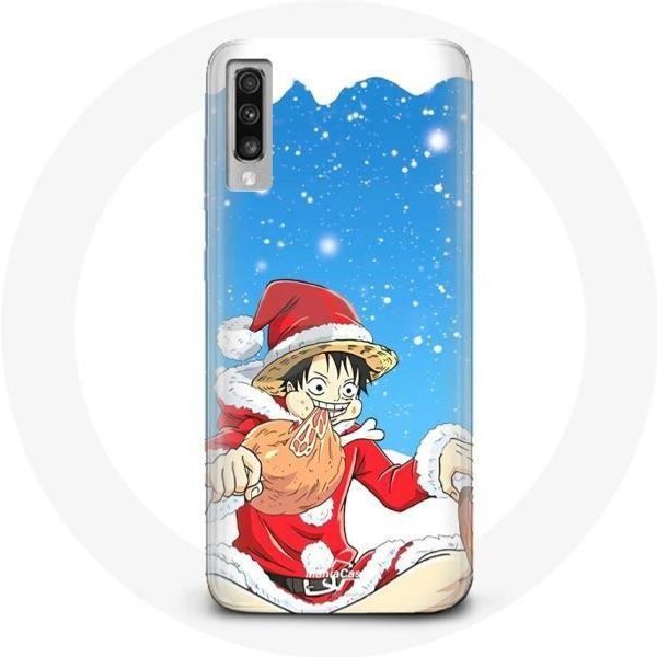 Funda - Maniacase - Samsung Galaxy A70 - Anime One Piece Luffy - Flexible - ProteccióN-image