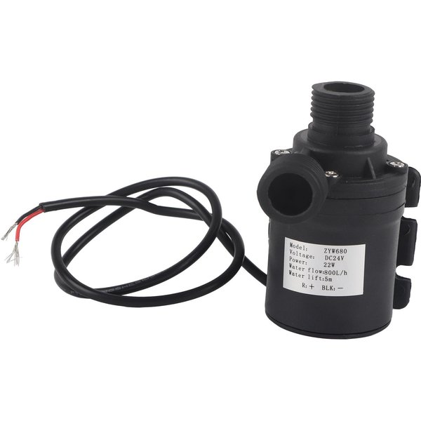 DC 24 V Pompa Obiegowa CiepłEj Wody Energia SłOneczna Bezszczotkowy Silnik Akwarium Zatapialne 800L / H 5M-image