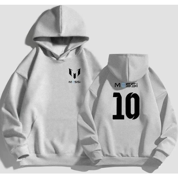 Sudadera Con Estampado De Messi Para Hombre Moda Sudadera Sencilla Holgada Streetwear 6XL-image