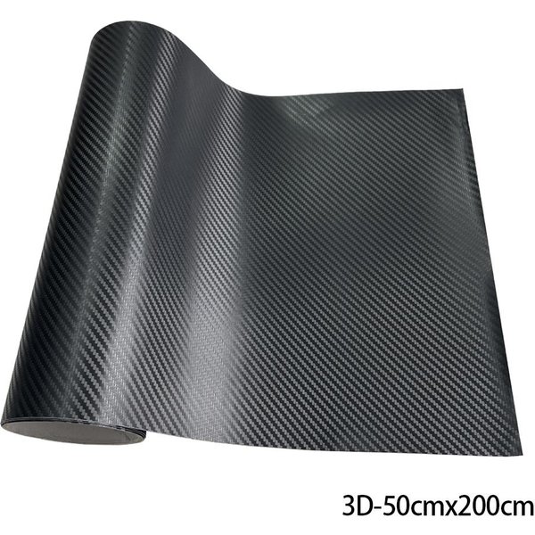 Naklejka Samochodowa Z WłóKna WęGlowego 3D 4D 5D 6D 9D Winylowa Samoprzylepna Ochrona Wodoodporna Naklejka Na Akcesoria Do Tuningu Motocyklowego 3D-50Cmx200Cm-image