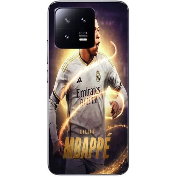 Coque Maniacase Pour Xiaomi 13 5G Kylian Mbappe Real Madrid Wallpaper Negro-image