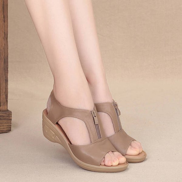 Letnie Damskie SandałY SandałY Na Koturnie SandałY Plus Size PłAskie Damskie Buty SandałY Damskie Rzymskie SandałY 40-image
