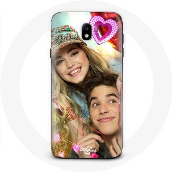 Funda Samsung Galaxy J3 2017 Persigue Tus SueñOs MíA CáCeres Y ÁLvaro Paz ¡Vamos! Vive A Tu Manera-image