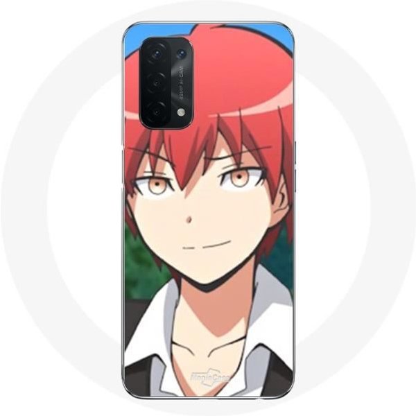 Funda Para Oppo A74 5G - Maniacase - Anime Manga Karma Akabane - Flexible - Blanca - Unisex-image