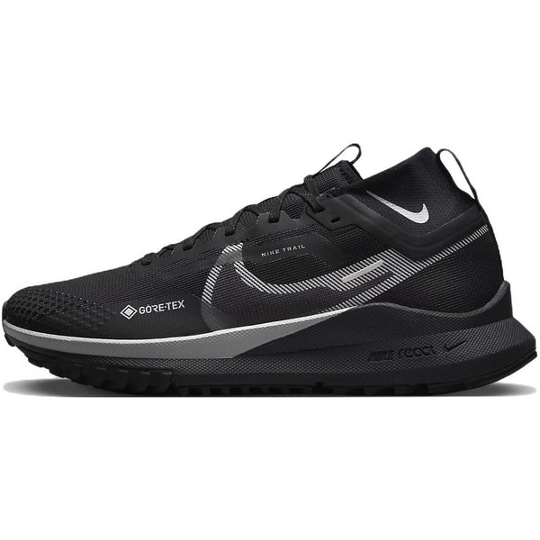 Zapatillas Nike React Pegasus Trail 4 GORE-TEX Negro Plata Reflectante Para Hombre Gris Lobo DJ7926-001 45-image