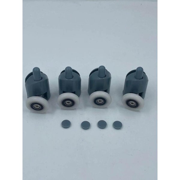 4Uds-8Uds/Juego Polea / Rodillo / GuíAs / Ruedas / Poleas Para Cabinas De Ducha DiáMetro 20Mm/22Mm/23Mm/25Mm/27Mm 22Mm&6Mm-image