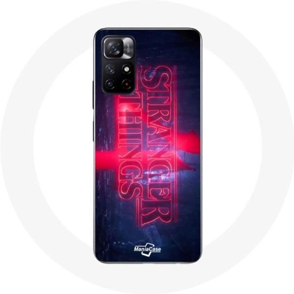 Funda - Xiaomi - Redmi Note 11S 5G - Transparente - Logo Stranger Things - Flexible-image