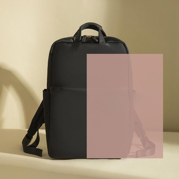 Mochila Para SeñOras Bolso Nuevo De Mujer Mochila De Viaje Gran Capacidad Bolso Para Ordenador Bolso Escolar Universitario Beige-image