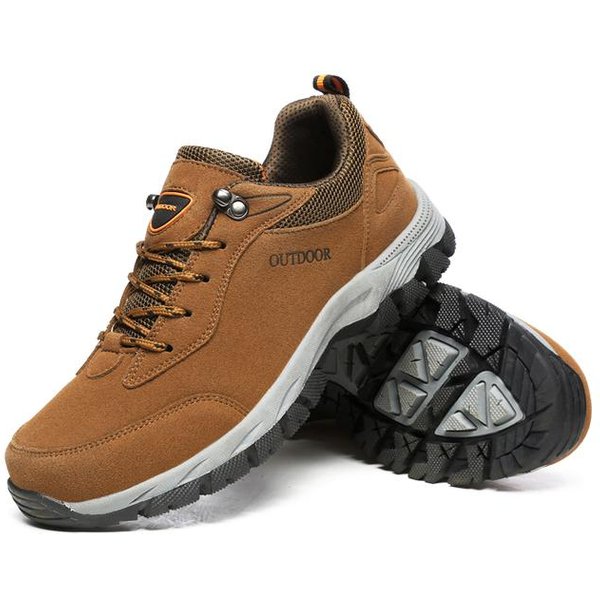 Zapatos De Senderismo Para Hombre Resistentes Al Desgaste Zapatos Deportivos De Exterior Zapatillas De Hombre Nuevos CóModos Zapatos De Senderismo Para Caminar Al Aire Libre Zapatos De Hombre 44 MarróN-image