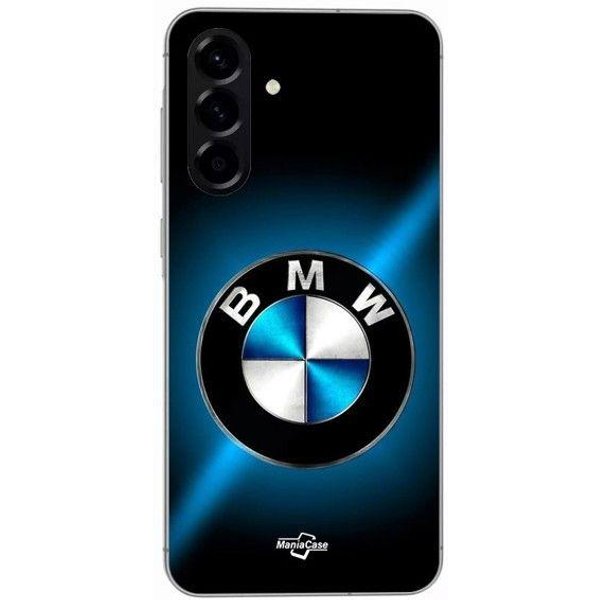 Funda - Maniacase - Samsung Galaxy A36 - Logo Bmw - Silicona - Brillante Negro-image