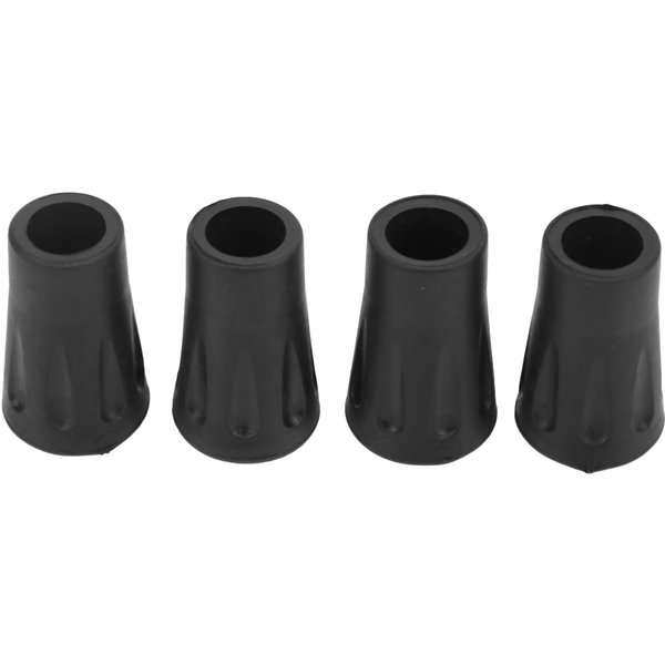 4 Szt. Gumowych OsłOn Na KońCóWki KijóW Trekkingowych Do KijóW Trekkingowych O śRednicy Otworu 12 Mm Black-image