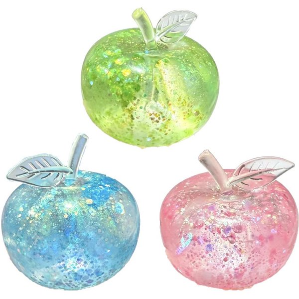 JabłKo Nacisk Zielone JabłKo Squishies Urocza Kolorowa Zabawka Powoli PodnosząCa Się OdstresowująCa Zabawka Fidget Dla Dzieci DorosłYch Anty-LęK Prezent-image