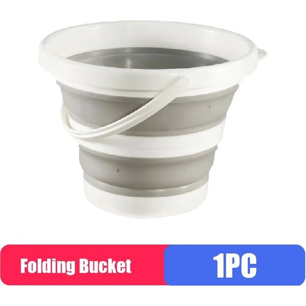 Cubo Plegable PortáTil Cubo Plegable Pesca Al Aire Libre Acampada Cubo De Almacenamiento Para El Hogar Suministros De Pesca Multiusos-image