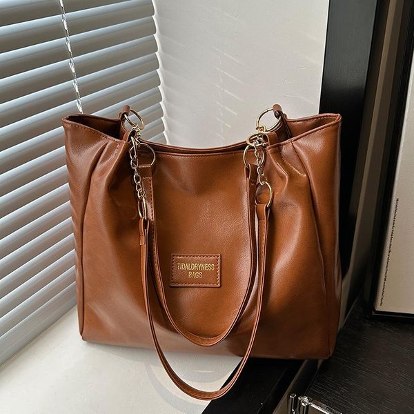 DużA Torba Big Bag Dla Kobiet Na Zimę Nowa Modna Jesienno-Zimowa Retro Torba Tote Do DojazdóW O DużEj PojemnośCi Wszechstronna Torba Na Ramię Dla Kobiet-image
