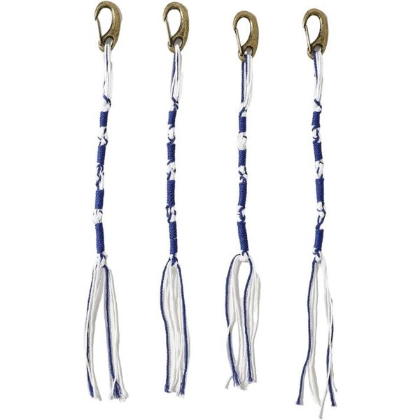 4/8 Piezas Borlas Para Chal De OracióN Tallit Israel Tallit De OracióN MesiáNico Talitnia Con Broches Chal De Yeshua White-image