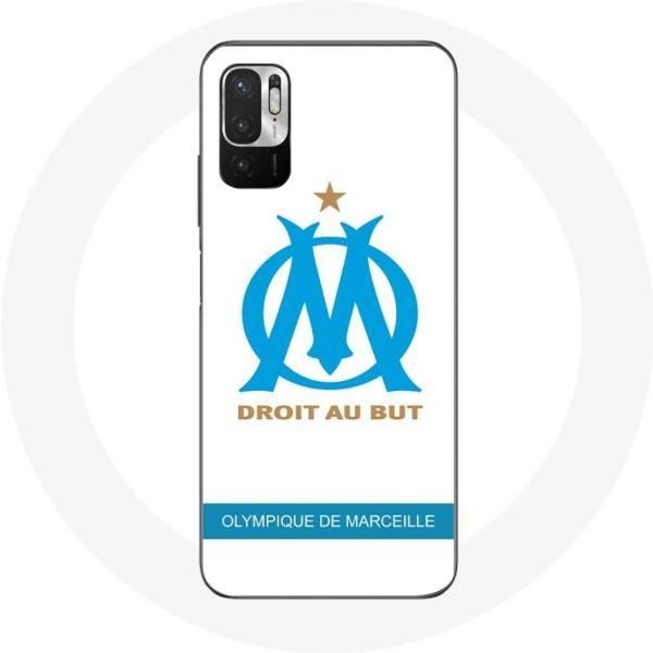 Funda - Olympique De Marsella - Xiaomi Redmi Note 10 5G - Flexible - Deportiva - Blanca Blanco-image