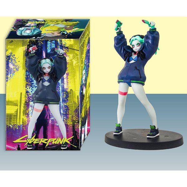 17CM Anime Juego Lucy David Rebecca Figura Punk Genial Obra De Arte Modelo De AnimacióN Juguetes Regalos ColeccióN Adornos DecoracióN PVC With Box-image