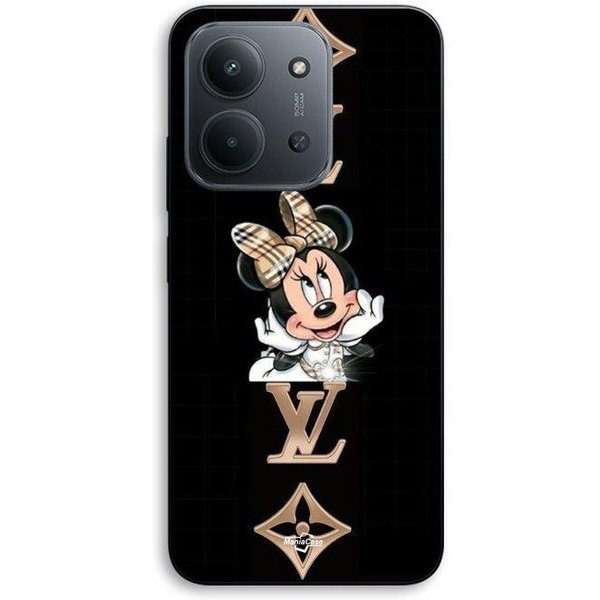 Coque De TéLéPhone - Maniacase - Xiaomi Redmi 15C 5G - Silicone TPU - Souple - Minnie LV Noir-image