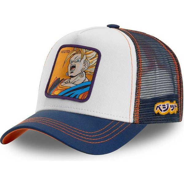 Nueva Gorra Dragon Ball Son Goku Verano Viaje Gorra De BéIsbol Bordado Para Hombre Estilo Hip-Hop Visera Solar Ajustable Gorra De Malla Trucker White-image