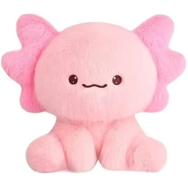 Urocza Pluszowa Lalka Towarzyszka Axolotl Kawaii Ozdoby Super MięKka Pluszowa Lalka Lalka Salamandra WystróJ Domu Pluszak ZwierząTko Zabawka-image