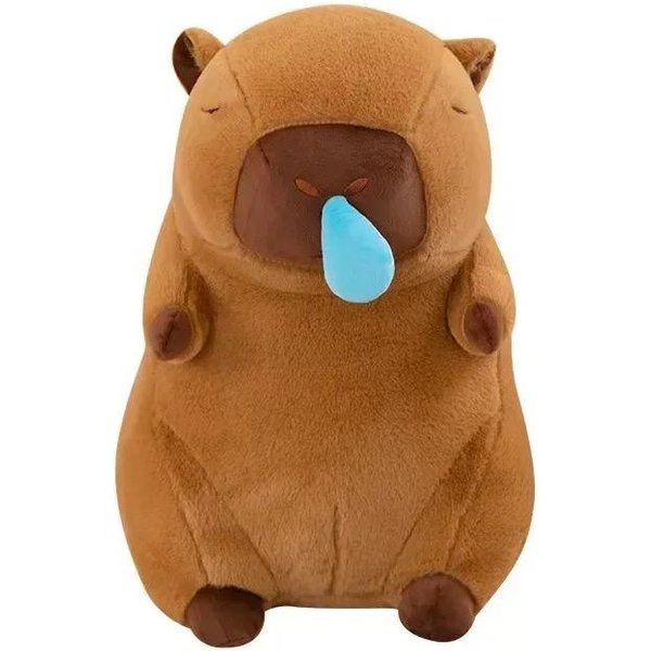 4 Szt. DużA BąBelkowa Kapibara RozciąGliwa BąBelkowa Kapibara Lalka Kapibara Urocza Lalka Pluszowa Lalka Zabawka Szmaciana Lalka Prezent Urodzinowy 20-25Cm Brown-image