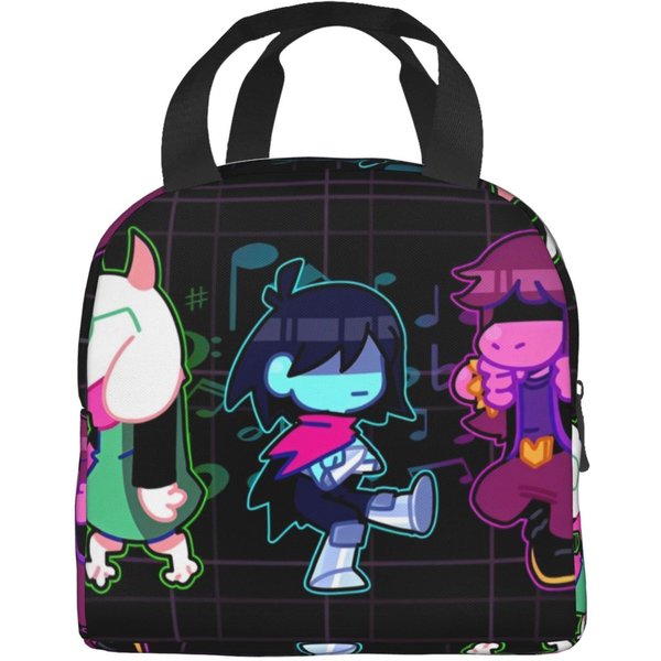 Deltarune CapíTulo 3 Videojuegos Merch Bolsa De Almuerzo TéRmica Para Viaje Almacenamiento Cajas De Comida Nevera Reutilizable Fiambrera TéRmica Option 1-image