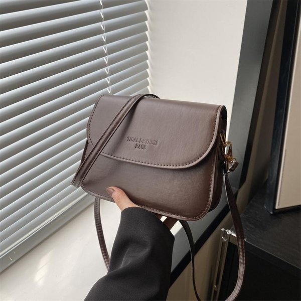 Bolso De DiseñO De Nicho, Moderno Y Elegante, Tipo SillíN, Bandolera Informal Sencilla Para Mujer. Gray-image