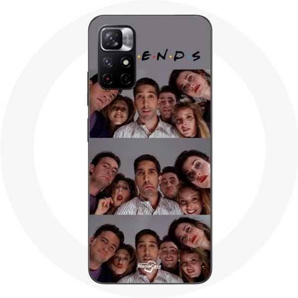 Coque Maniacase Pour Redmi Note 11 5G Friends Selfie SéRie Negro-image